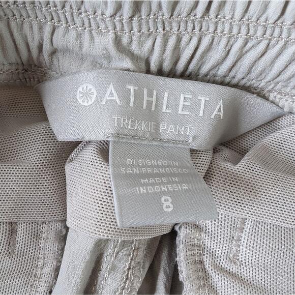 Athleta Trekkie Pant Belted Hiking Rip Stop Women’s Size 8 - Picture 3 of 13